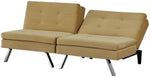 Habitat Duo Fabric 2 Seater Clic Clac Sofa Bed - Camel