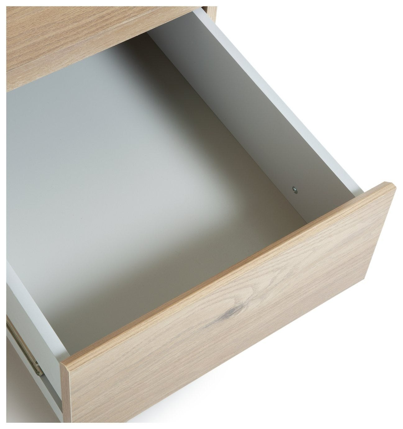 Home Jenson 3 Door 4 Drawer Wardrobe - New Oak (B Grade)