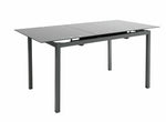 Lido Extending Grey Dining Table & 4 Grey Chairs | Flexible Seating Arrangement