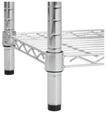 Home Metal 6 Tier Shelving Unit - Chrome