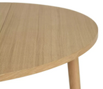 Jessie Wood 4 Seater Folding Table Natural | Compact Folding Dining Table