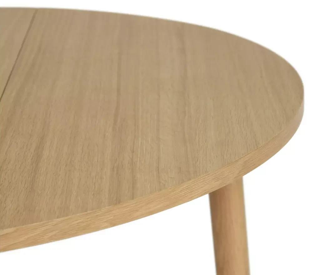Jessie Wood 4 Seater Folding Table Natural | Compact Folding Dining Table