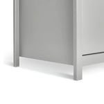 Brooklyn 1 Door 5 Drawer Short Wardrobe - White | Elegant Home Storage