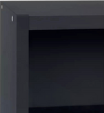 Maine 5 Shelf Bookcase With 2 Drawers Storage Unit Display Cabinet - Black Oak