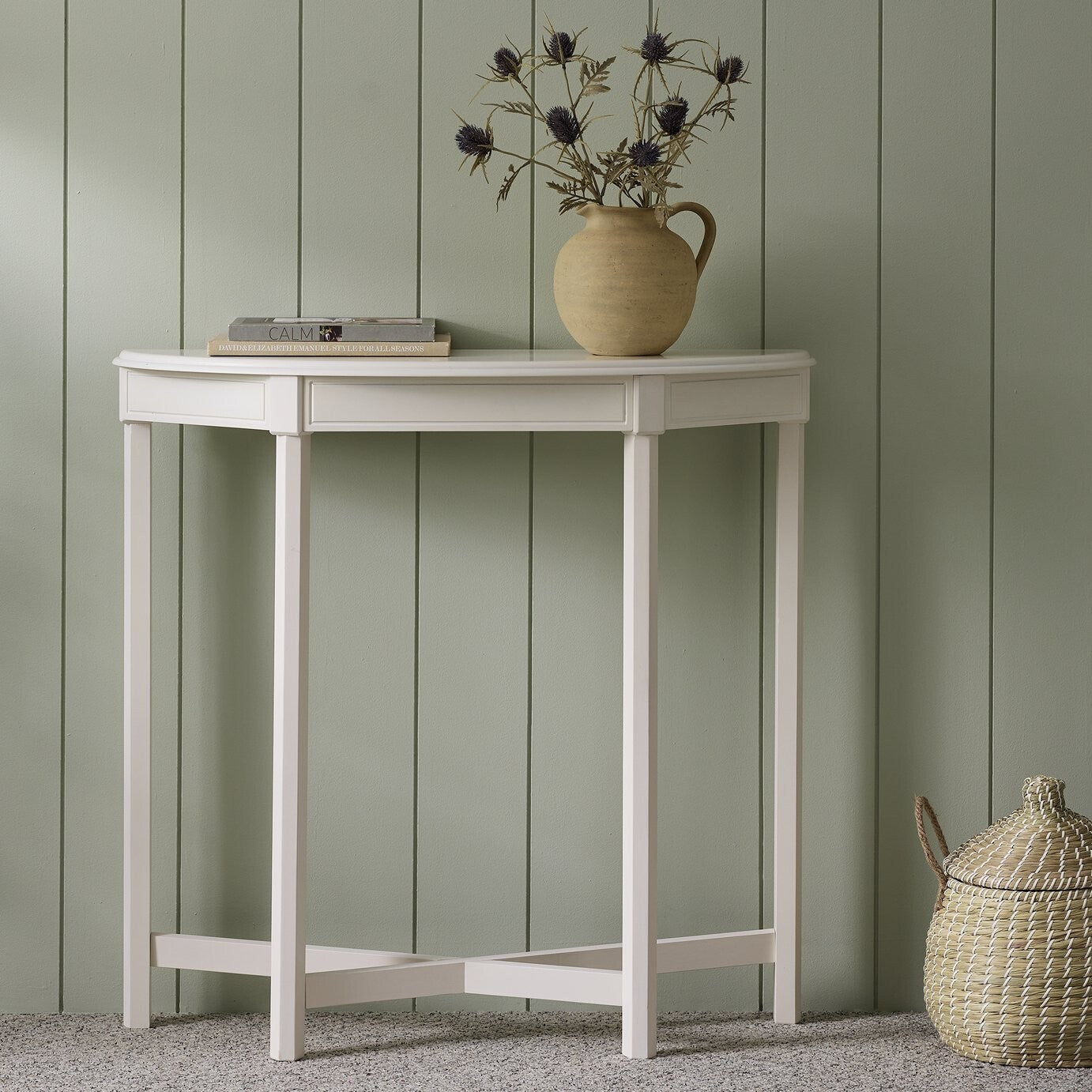 Rita Console Table - White ( B Grade 50785 )