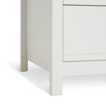 Brooklyn 2 Door 2 Drawer Wardrobe - White | White Closet with Drawers