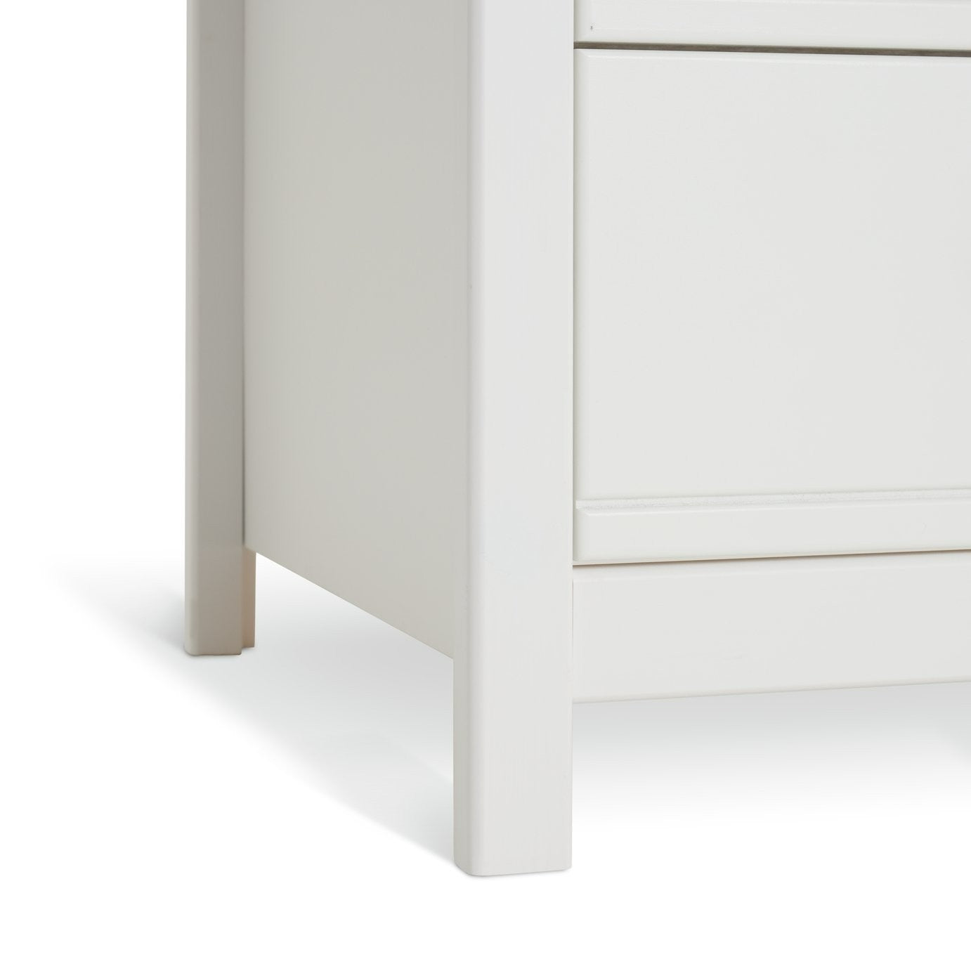 Brooklyn 2 Door 2 Drawer Wardrobe - White | White Closet with Drawers