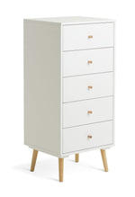 Habitat Otto 5 Drawer Tallboy - White ( B Grade 36787 - 36785 )