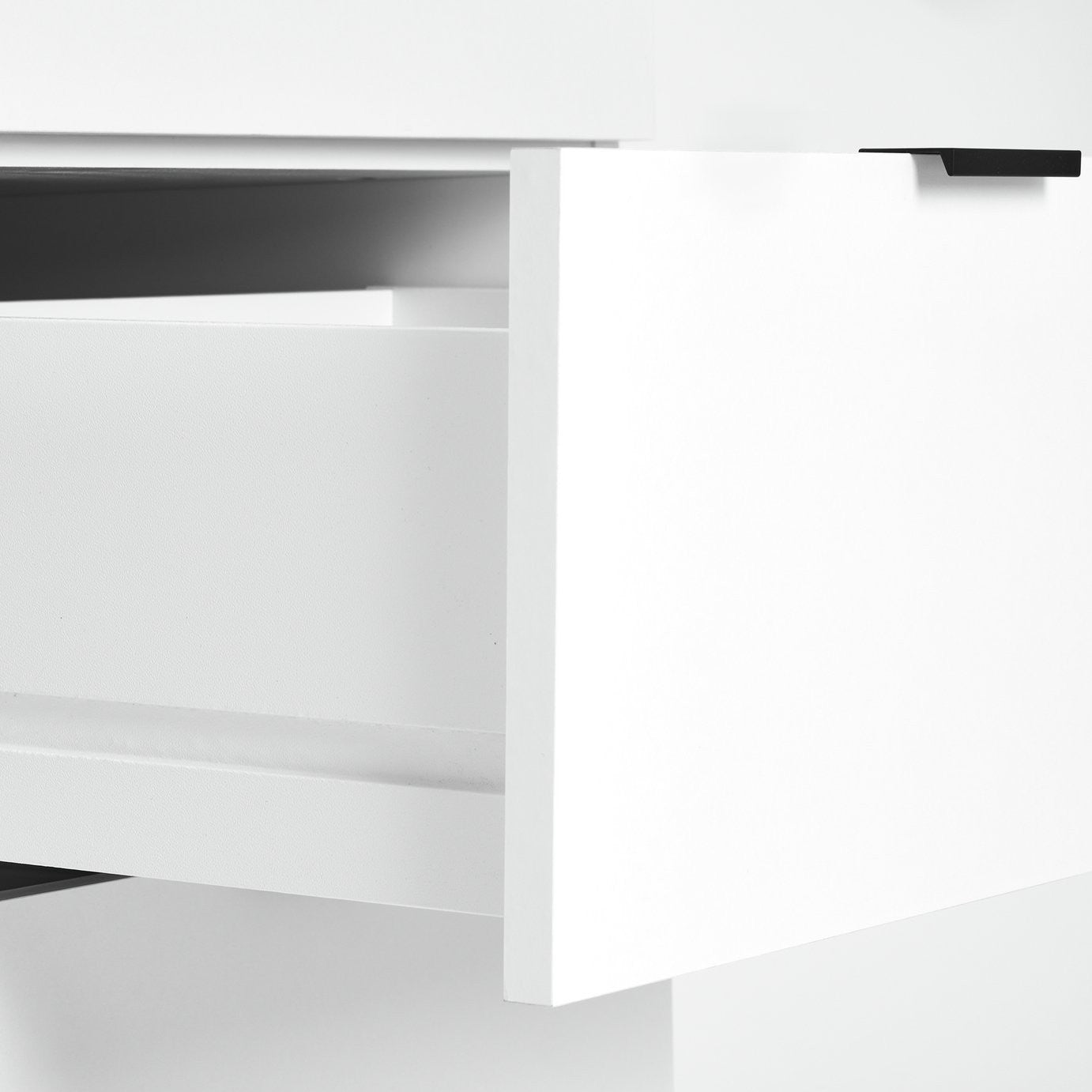 Zeke Wide 5 Drawer Chest - White & Oak | Spacious Item Storage