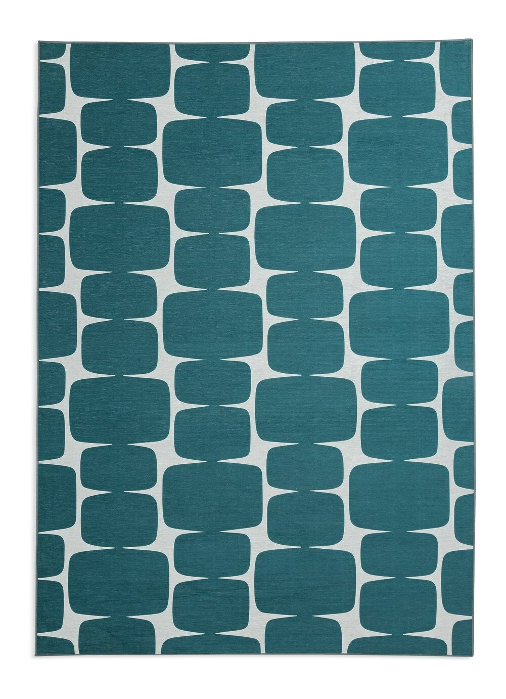 Habitat x Scion Lohko Printed Rug - 120 x 170cm -Teal