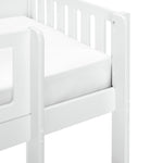 Kids Ronnie Single Midsleeper Bed - White | Raised bed & timeless shaker design
