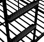 Mason Single Bunk Bed For Kids / Adults / Teenager - Black (No Mattress)