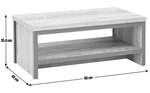 GFW Boston Coffee Table - Grey