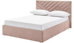 Luca Small Double End Lift Ottoman Bed - Pink (B GRADE 1060)