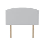 Silentnight Selene 135 Woven Double Bed Headboard-Light Grey | Bedroom Decor