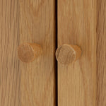 Kent 2 Door Shoe Storage Cabinet - Oak