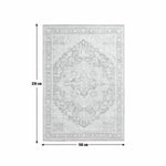 Vintage Effect Red Flatweave Rug - 160x230cm | Traditional Floor Accent