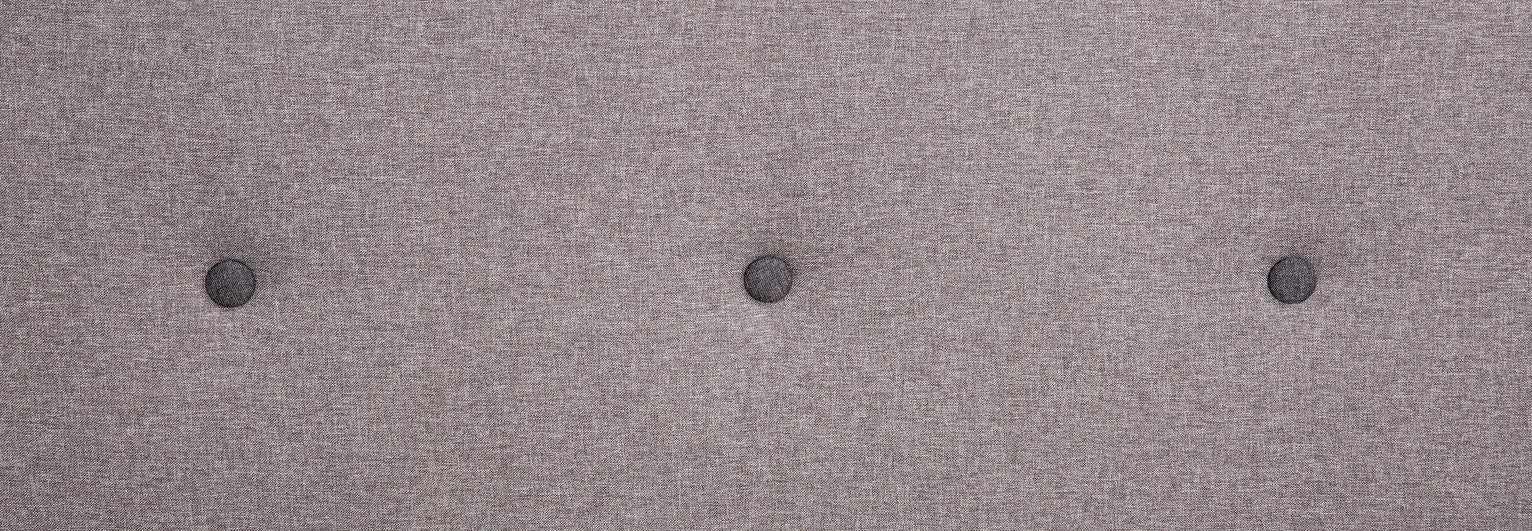 Elin Small Double Fabric Bed Frame - Light Grey | Calm Neutral Aesthetic