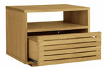 Max Oak Bedside Table - Oak | compact bedside table