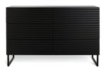 Cairo 6 Drawer Chest - Black | Stylish Modern Accent