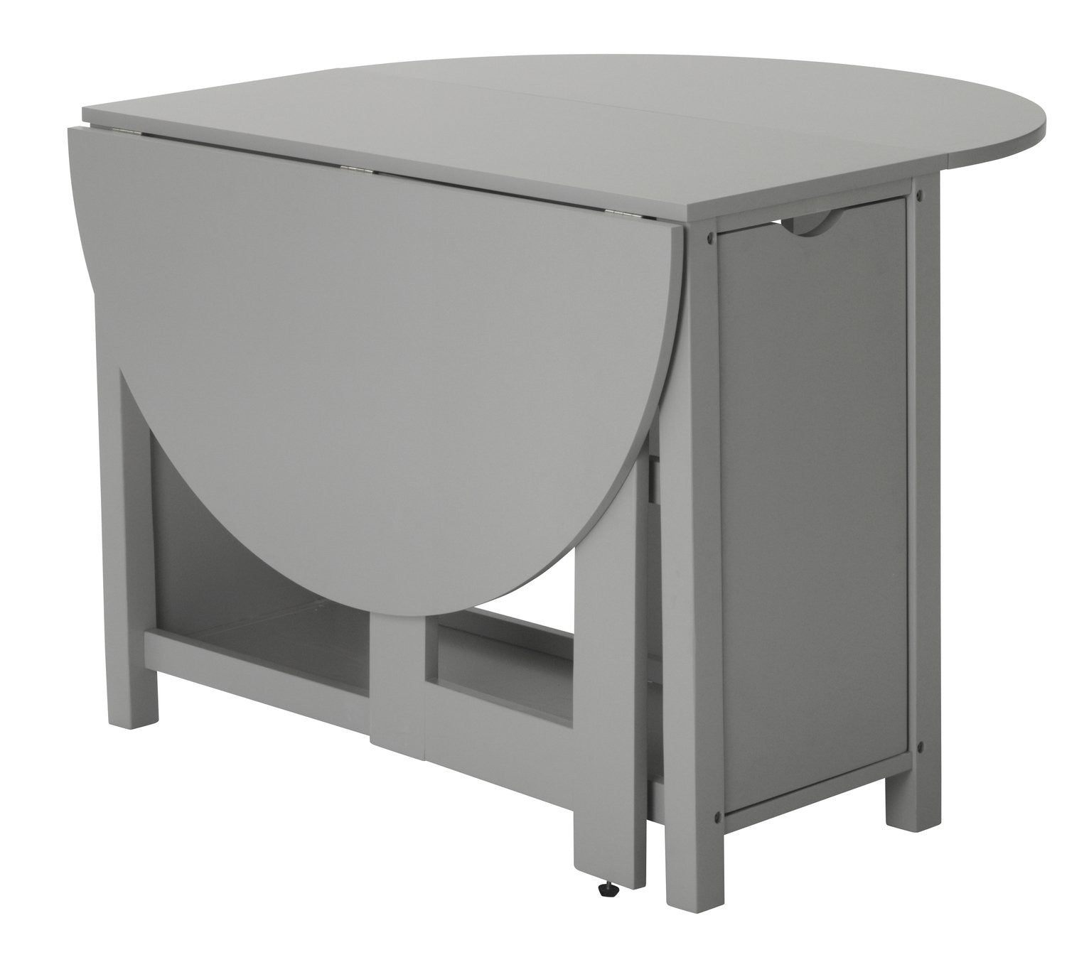 Home Butterfly Ext Grey Dining Table & 4 Grey Chairs | Modern Home Dining