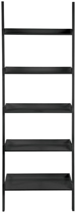 Habitat Jessie Ladder Shelf - Black | Black Leaning Ladder Shelf Storage Unit Mo