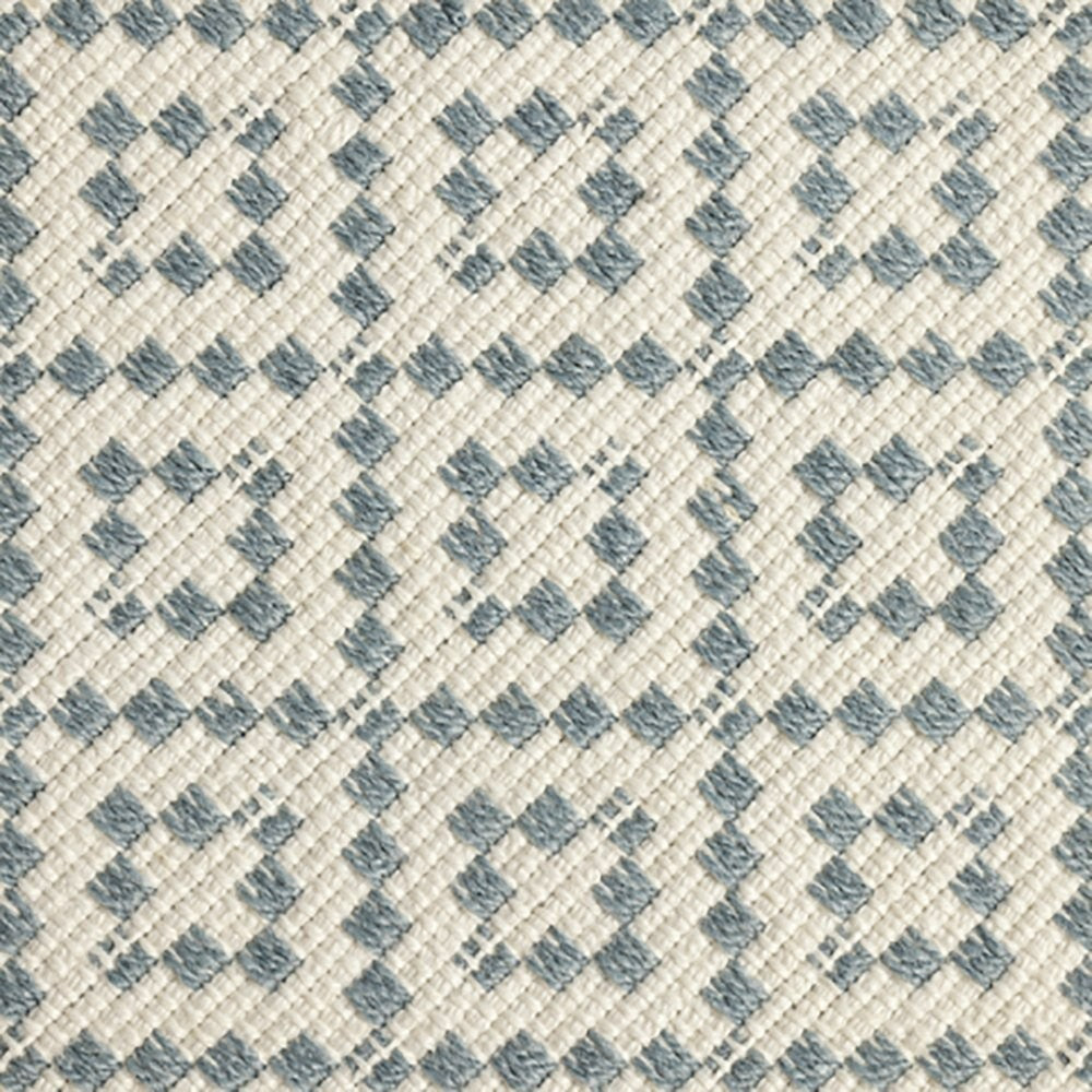 Habitat Modern Country Diamond Blue Flatweave Rug -230x160cm