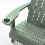 Keter Alpine Adirondack Chair Vintage Green | Outdoor Garden Patio Chair