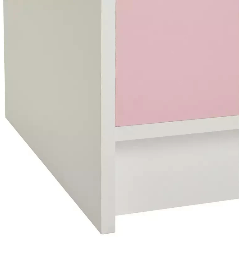 Kids Malibu 2 Door 4 Drawer Wardrobe - Pink (B GRADE 1076)