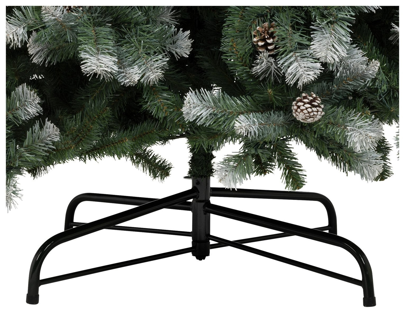 10ft Pre Lit Blue Oscar Pine Cone Christmas Tree | Realistic Artificial