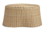 Habitat 60 Kaya Coffee Table - Natural | Rattan Round Table, Boho Living Room