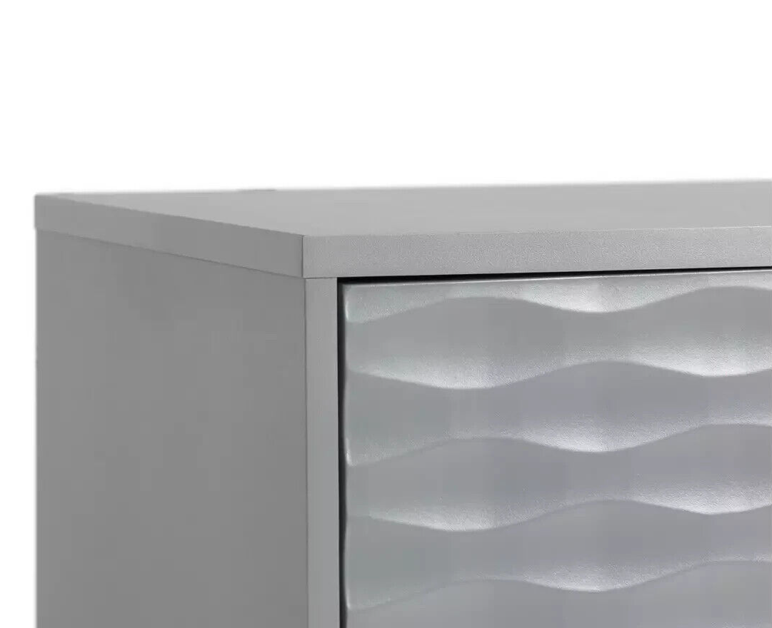 Habitat Zander Textured Large Sideboard - Grey