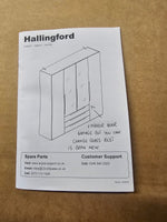 Hallingford 4 Door 3 Drawer Wardrobe - Grey & Oak (B Grade)