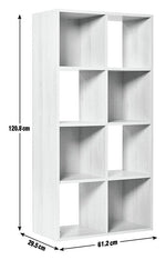 Habitat Home Squares 8 Cube Storage Unit - Grey | Modular Organizer ( B Grade )