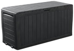 Keter Marvel Plus 270L Garden Storage Box - Grey | Outdoor Storage