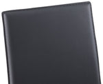 Home Lido Glass Extending Table & 6 Black Chairs | Modern Kitchen Dining Set