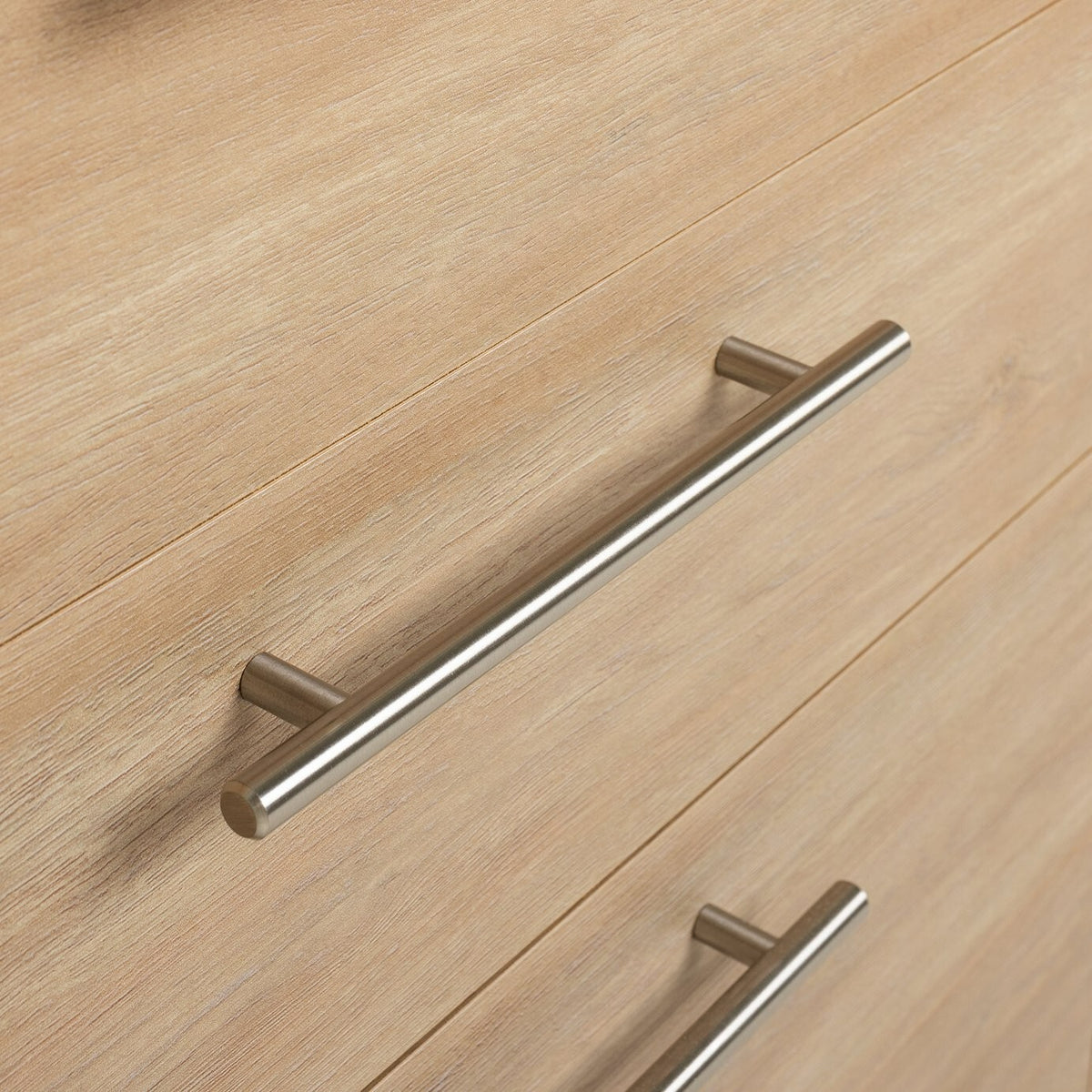 Home Brisbane 4 Drawer Chest Oak ( B Grade-1019.)