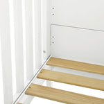 Cuggl Canterbury Nursery Cot Bed - White | Convertible cot bed