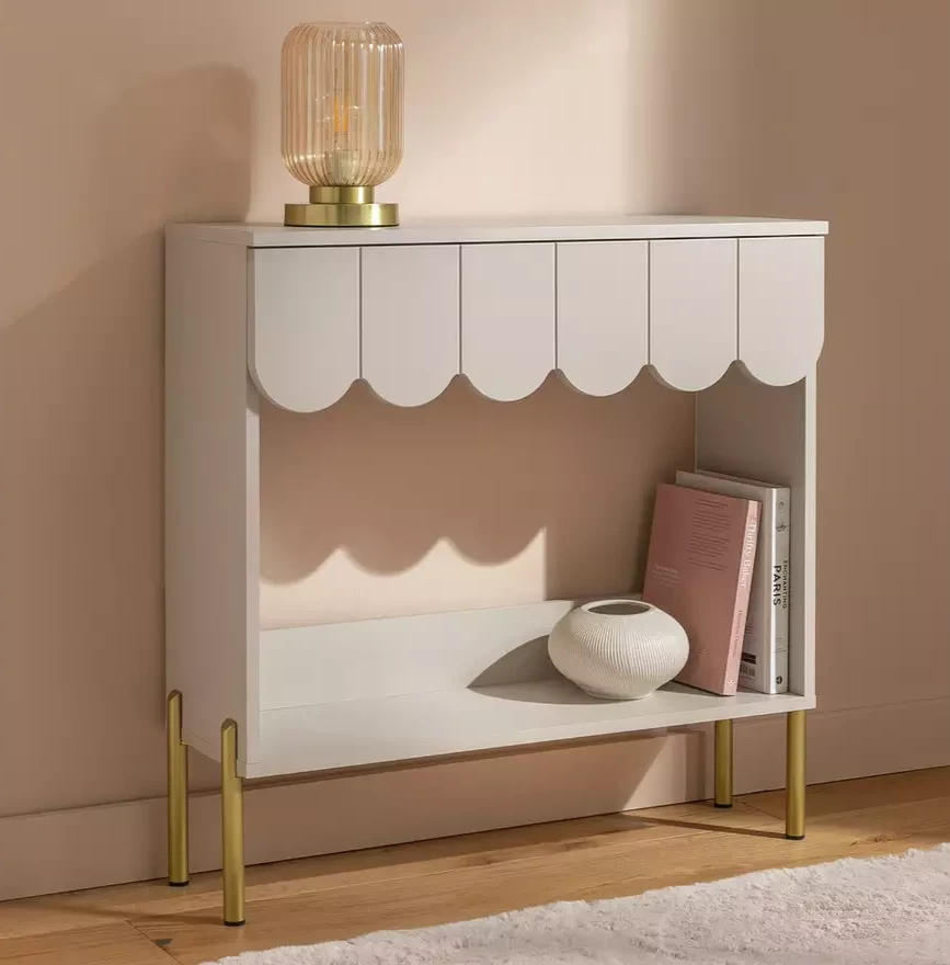 Fala 1 Drawer Console Table Natural | Hallway Storage Furniture Unit