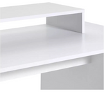 Home Gaming Desk - White | Modern Stylish Computer Desk Gaming Setup Workspace