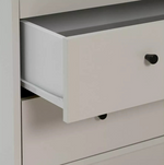 Malibu 2 Door 2 Drawer Wardrobe - Soft Grey