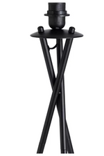 Cortillo Base Only Tripod Floor Lamp Black | Modern Standing Floor Light Home