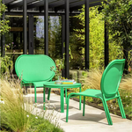 Habitat May 2 Seater Metal Garden Bistro Set - Green