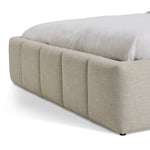 Malone Double End Lift Ottoman Bed - Cream | lift-up storage bed