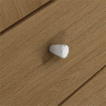 Home Malibu 2 Door 3 Drawer Wardrobe - Oak Effect | Warm Wood Aesthetic
