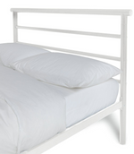 Avalon Small Double Metal Bed Frame - White