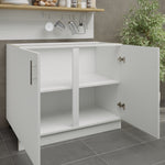 JD Greta Adjustable Legs Kitchen Base Unit 1000mm - White Matt A-