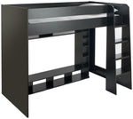 Gaming High Sleeper Bed - Black | Multimedia Room Station