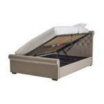 Home Harrow Double Side Lift Ottoman Bed - Grey | Elegant Home Comfort