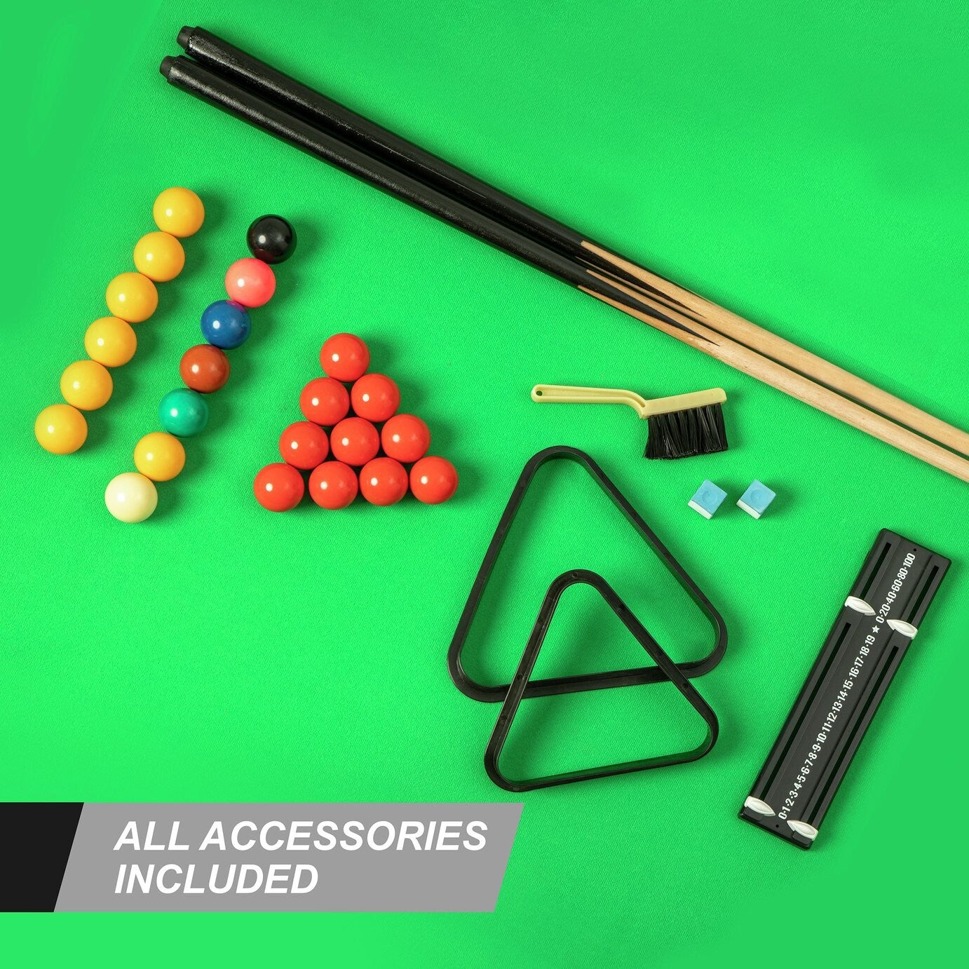 Hy-Pro 4ft 6in Folding Snooker and Pool Table | Compact Game Table ( B Grade )